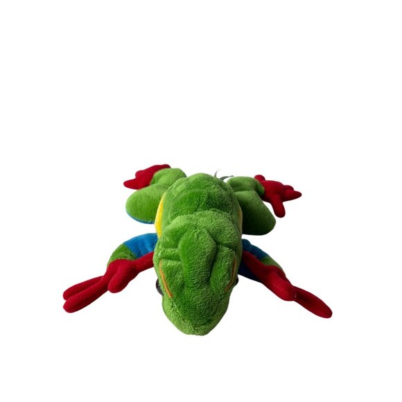 Wildlife Artists Plush Red Eyed Tree Frog Stuffed Animal Beanie Realistic 10 in - Picture 2 of 6